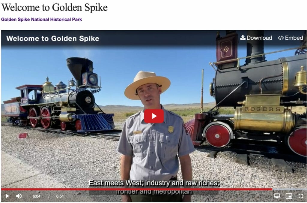 Golden Spike video screengrab