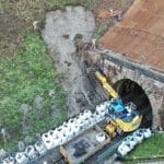 Crewkerne Tunnel landslip repairs